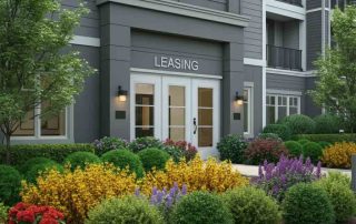 Commercial Flower Bed at Apartment Property